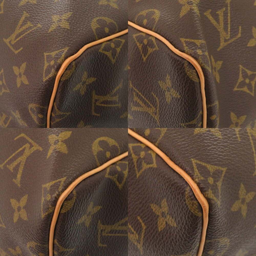 LOUIS VUITTON Authentic Brown Monogram Keepall 55 Boston Bag - Picture 4 of 10